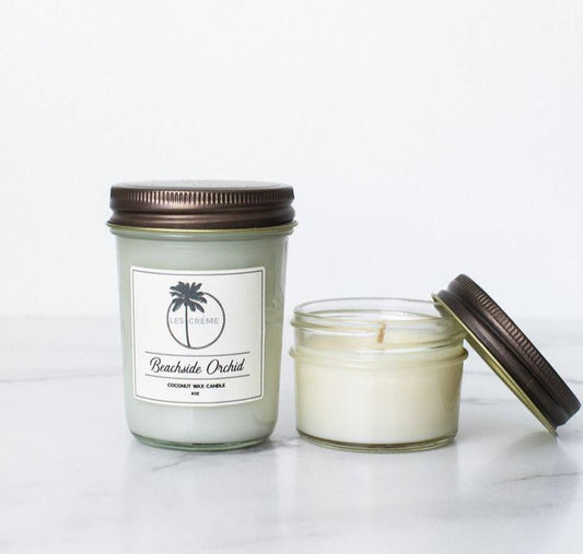 Beachside Orchid Scent Coconut Wax Candle