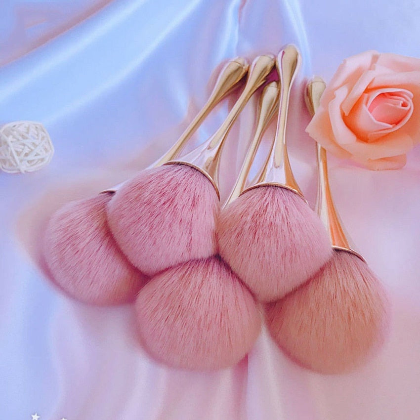 Rose Gold Powder Blush Brush (Sets)