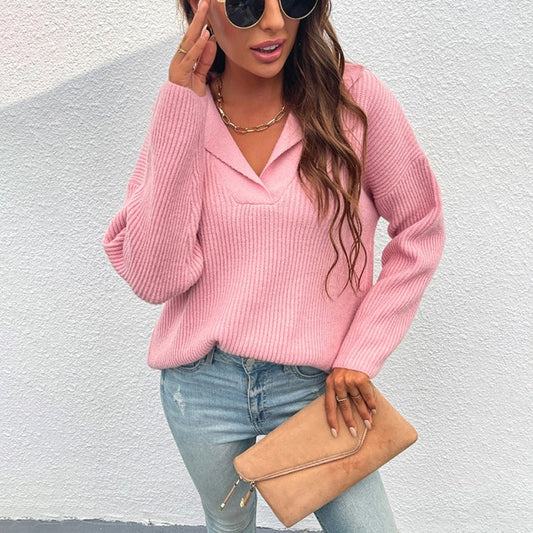 Knitted Sweater Women's Sweaters and Pullovers