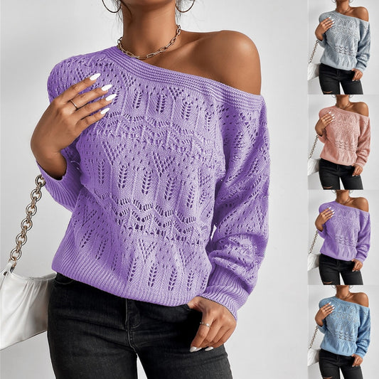 Women's Knitted Sweater Long Sleeve (various colors)