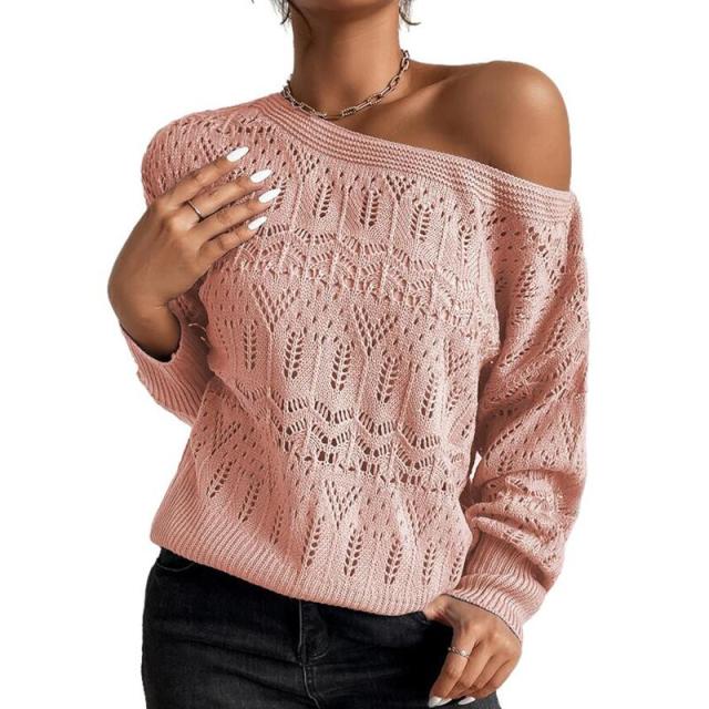 Women's Knitted Sweater Long Sleeve (various colors)