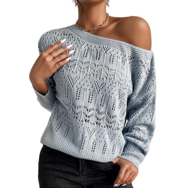 Women's Knitted Sweater Long Sleeve (various colors)