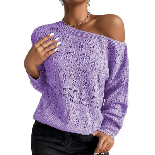 Women's Knitted Sweater Long Sleeve (various colors)